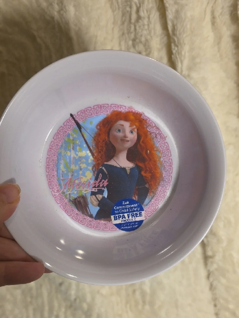 Disney Pixar Princess Merida Set Of 3 Party Bowls With 4 Cups